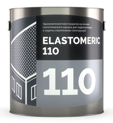 Базовая гидроизоляционная мастика на основе синтетических каучуков - Elastomeric Systems 110 3 кг белый