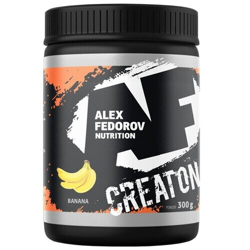 Креатин 7000 Креатон (CreatON 7000) Alex Fedorov Nutrition, вкус банан, 300 гр.
