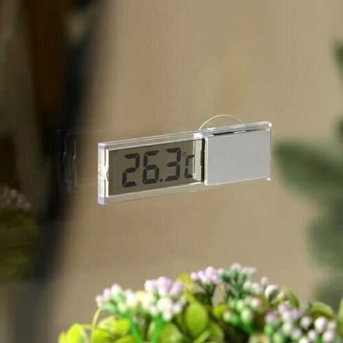 Термометр Luazon LTR-17, электронный, на присоске, прозрачный Luazon Home