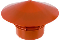Зонт вентиляционный НК 110мм для наружной канализации Lammin оранжевый Lm36080000110